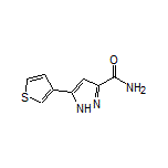 5-(Thiophen-3-yl)-1H-pyrazole-3-carboxamide