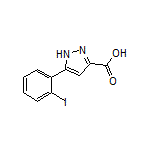 5-(2-Iodophenyl)-1H-pyrazole-3-carboxylic Acid