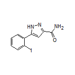 5-(2-Iodophenyl)-1H-pyrazole-3-carboxamide