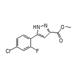 Methyl 5-(4-Chloro-2-fluorophenyl)-1H-pyrazole-3-carboxylate
