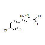 5-(4-Chloro-2-fluorophenyl)-1H-pyrazole-3-carboxylic Acid