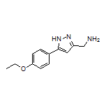 5-(4-Ethoxyphenyl)-1H-pyrazole-3-methanamine