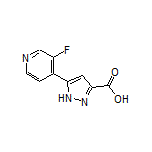 5-(3-Fluoropyridin-4-yl)-1H-pyrazole-3-carboxylic Acid