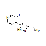5-(3-Fluoropyridin-4-yl)-1H-pyrazole-3-methanamine