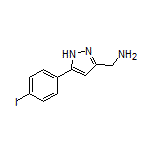 5-(4-Iodophenyl)-1H-pyrazole-3-methanamine
