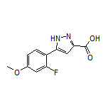 5-(2-Fluoro-4-methoxyphenyl)-1H-pyrazole-3-carboxylic Acid