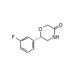 (S)-6-(3-Fluorophenyl)morpholin-3-one