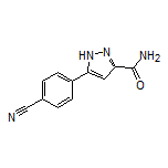 5-(4-Cyanophenyl)-1H-pyrazole-3-carboxamide