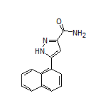 5-(Naphthalen-1-yl)-1H-pyrazole-3-carboxamide