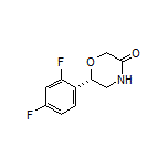 (S)-6-(2,4-Difluorophenyl)morpholin-3-one