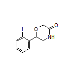 6-(2-Iodophenyl)morpholin-3-one