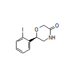 (R)-6-(2-Iodophenyl)morpholin-3-one