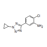 2-Chloro-5-(2-cyclopropyl-2H-tetrazol-5-yl)aniline