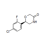 (R)-6-(4-Chloro-2-fluorophenyl)morpholin-3-one