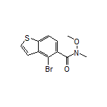 4-Bromo-N-methoxy-N-methylbenzo[b]thiophene-5-carboxamide