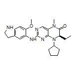 (R)-8-Cyclopentyl-7-ethyl-2-[(6-methoxyindolin-5-yl)amino]-5-methyl-7,8-dihydropteridin-6(5H)-one