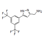 5-[3,5-Bis(trifluoromethyl)phenyl]-1H-pyrazole-3-methanamine