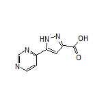 5-(Pyrimidin-4-yl)-1H-pyrazole-3-carboxylic Acid