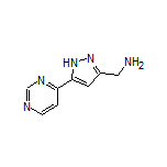 5-(Pyrimidin-4-yl)-1H-pyrazole-3-methanamine
