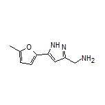 5-(5-Methylfuran-2-yl)-1H-pyrazole-3-methanamine