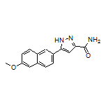 5-(6-Methoxynaphthalen-2-yl)-1H-pyrazole-3-carboxamide