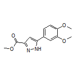 Methyl 5-(3,4-Dimethoxyphenyl)-1H-pyrazole-3-carboxylate