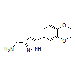 5-(3,4-Dimethoxyphenyl)-1H-pyrazole-3-methanamine