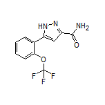 5-[2-(Trifluoromethoxy)phenyl]-1H-pyrazole-3-carboxamide