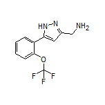 5-[2-(Trifluoromethoxy)phenyl]-1H-pyrazole-3-methanamine