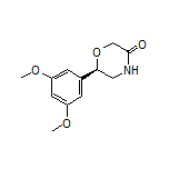 (R)-6-(3,5-Dimethoxyphenyl)morpholin-3-one