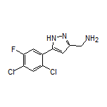 5-(2,4-Dichloro-5-fluorophenyl)-1H-pyrazole-3-methanamine