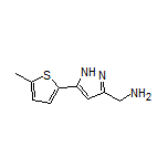 5-(5-Methylthiophen-2-yl)-1H-pyrazole-3-methanamine