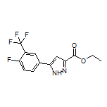 Ethyl 5-[4-Fluoro-3-(trifluoromethyl)phenyl]-1H-pyrazole-3-carboxylate