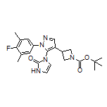 1-[4-(1-Boc-azetidin-3-yl)-1-(4-fluoro-3,5-dimethylphenyl)-1H-pyrazol-5-yl]-1H-imidazol-2(3H)-one