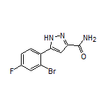 5-(2-Bromo-4-fluorophenyl)-1H-pyrazole-3-carboxamide