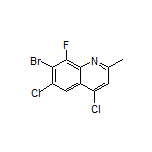 7-Bromo-4,6-dichloro-8-fluoro-2-methylquinoline