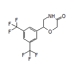 6-[3,5-Bis(trifluoromethyl)phenyl]morpholin-3-one