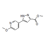Methyl 5-(6-Methoxypyridin-3-yl)-1H-pyrazole-3-carboxylate