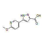 5-(6-Methoxypyridin-3-yl)-1H-pyrazole-3-carboxylic Acid