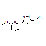 5-(6-Methoxypyridin-2-yl)-1H-pyrazole-3methanamine