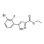 Ethyl 5-(3-Bromo-2-fluorophenyl)-1H-pyrazole-3-carboxylate