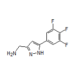 5-(3,4,5-Trifluorophenyl)-1H-pyrazole-3-methanamine