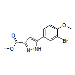 Methyl 5-(3-Bromo-4-methoxyphenyl)-1H-pyrazole-3-carboxylate