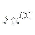 5-(3-Bromo-4-methoxyphenyl)-1H-pyrazole-3-carboxylic Acid