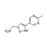 5-(2-Methylpyrimidin-5-yl)-1H-pyrazole-3-methanamine