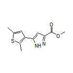 Methyl 5-(2,5-Dimethylthiophen-3-yl)-1H-pyrazole-3-carboxylate