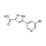 5-(5-Bromopyridin-3-yl)-1H-pyrazole-3-carboxylic Acid