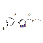 Ethyl 5-(5-Bromo-2-fluorophenyl)-1H-pyrazole-3-carboxylate