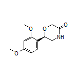 (R)-6-(2,4-Dimethoxyphenyl)morpholin-3-one