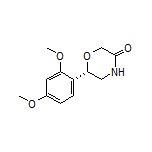 (S)-6-(2,4-Dimethoxyphenyl)morpholin-3-one